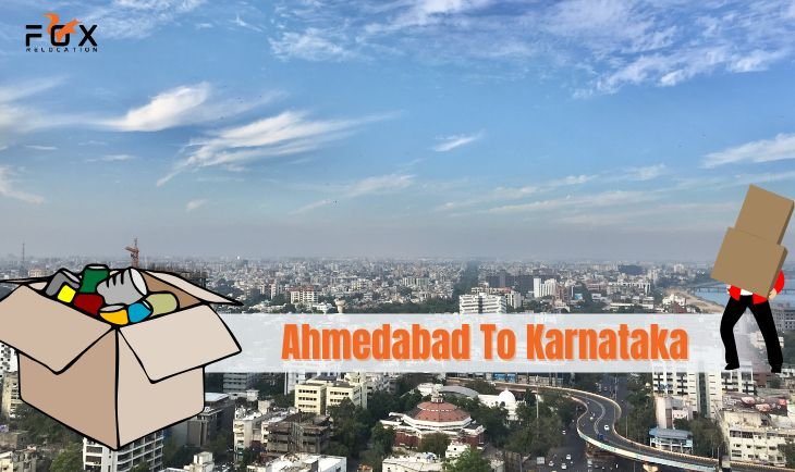 packers movers from Ahmedabad to Karnataka