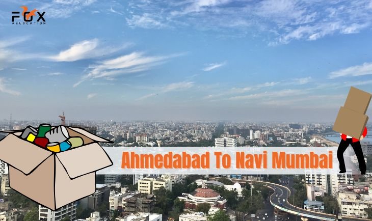packers movers from Ahmedabad to Navi Mumbai