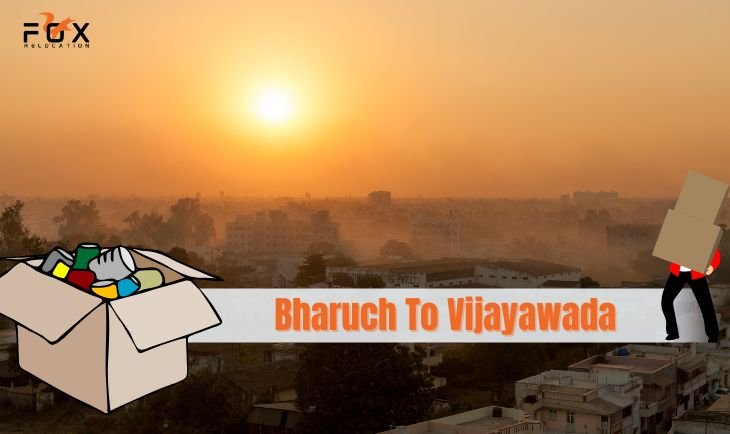 packers movers from Bharuch to Vijayawada
